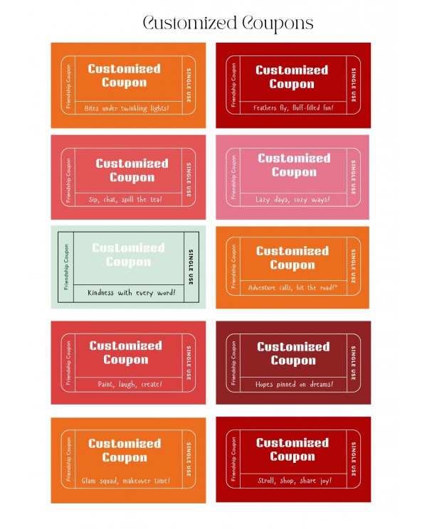 Friends and Customized Coupons