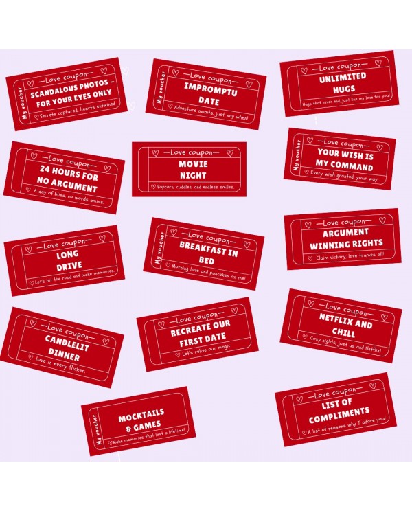 Love Coupons - 20 Coupons