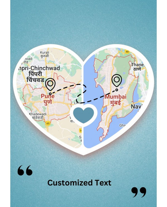 Personalized Long Distance Relationship Map With Stand