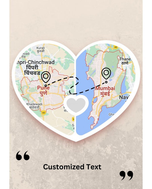 Personalized Long Distance Relationship Map With Stand