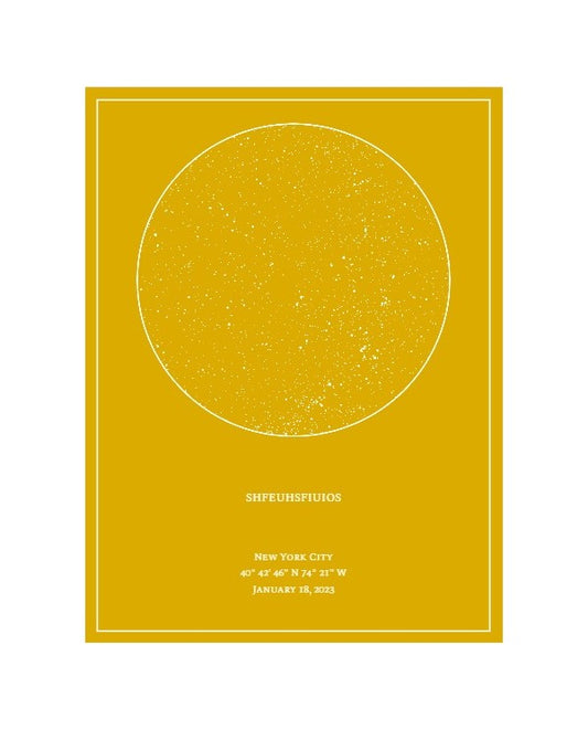 Personalised Star Maps(With Stand)