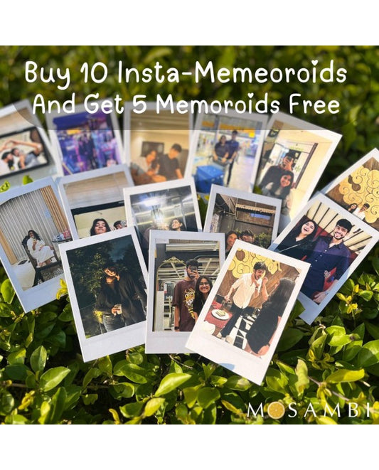 Buy 10 Insta-Memoroids & get 5 Memoroids free!