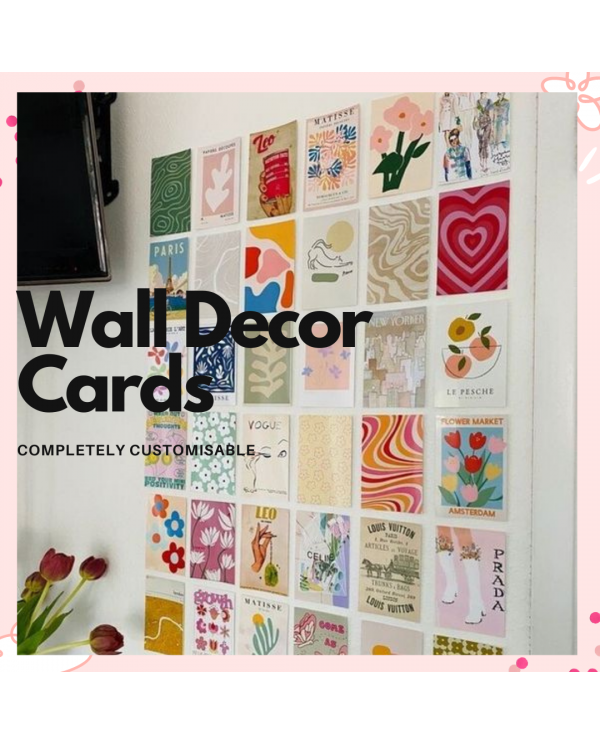 Wall Decor Cards(Set of 9)