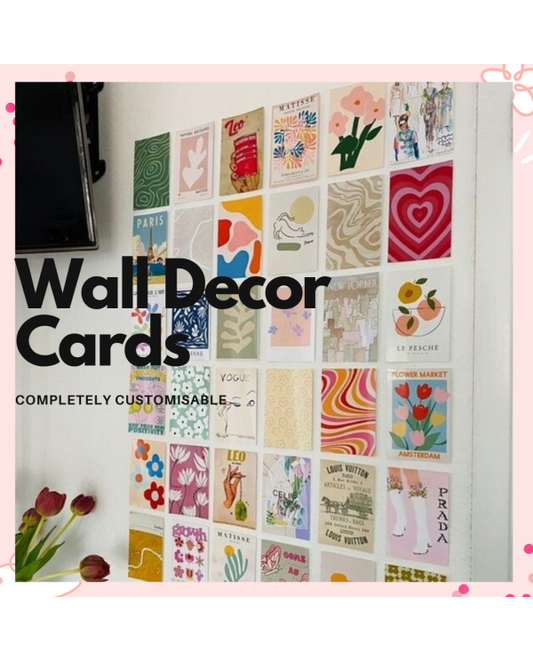 Wall Decor Cards(Set of 9)