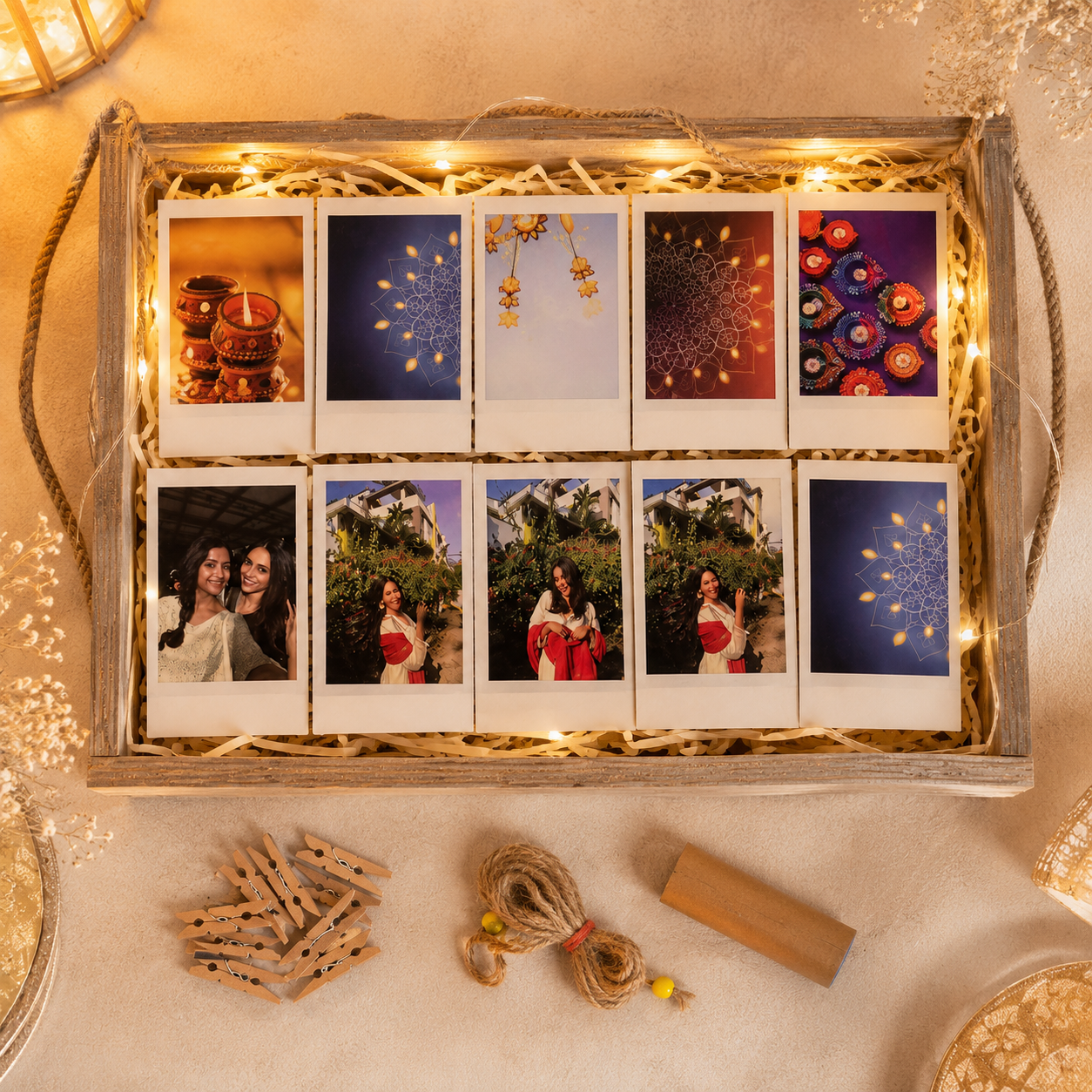 Fairy Light Hamper