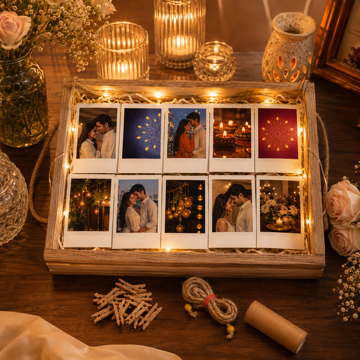 Fairy Light Hamper