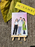 Minimal Digital illustration with a Frame