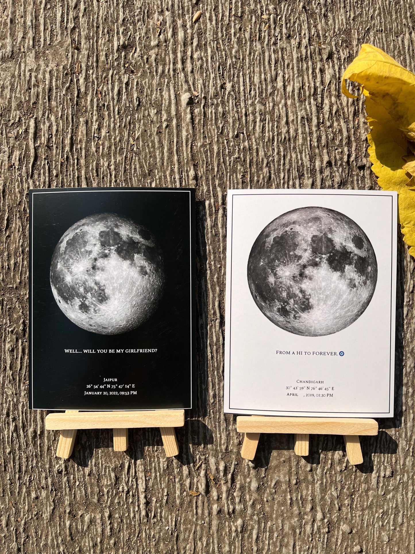 Personalised Moon Maps