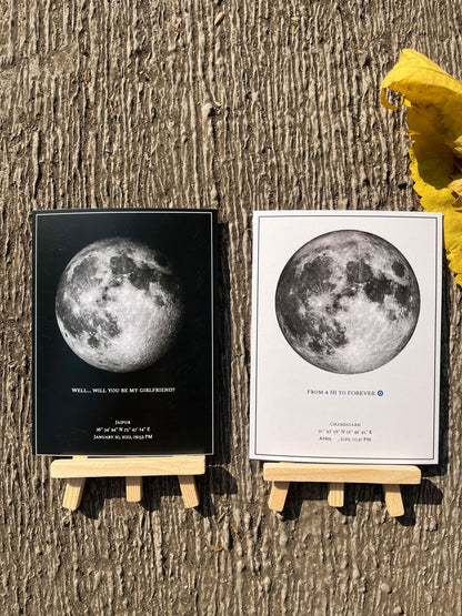 Personalised Moon Maps