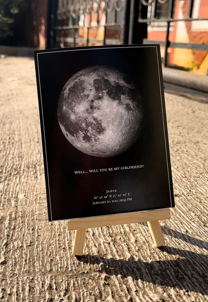 Personalised Moon Maps