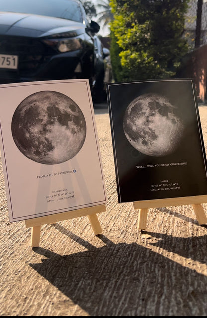 Personalised Moon Maps