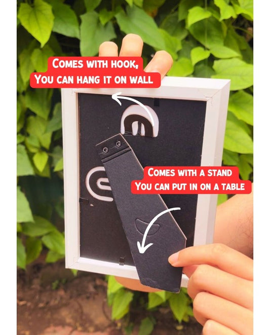 Minimal Digital illustration with a Frame