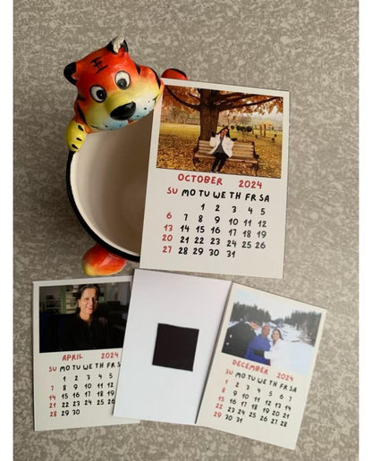 Fridge Magnets Calendar 2026 with 2 Boarding Pass Free