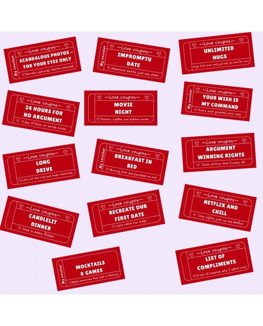 Love Coupons - 20 Coupons