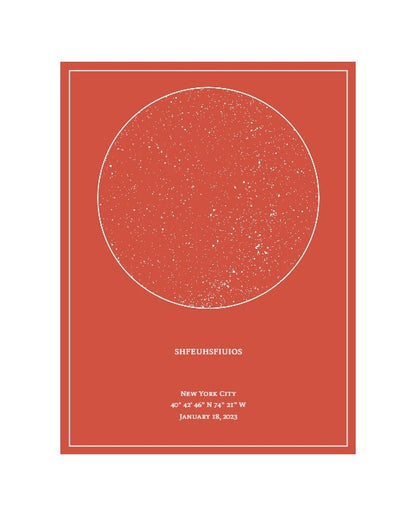 Personalised Star Maps