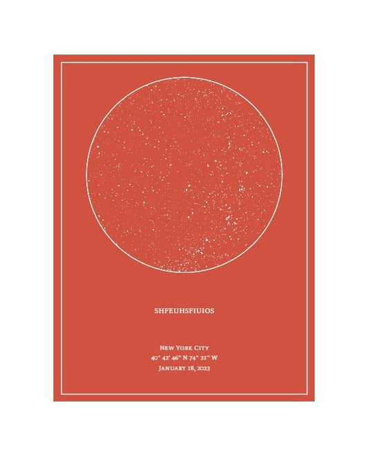 Personalised Star Maps