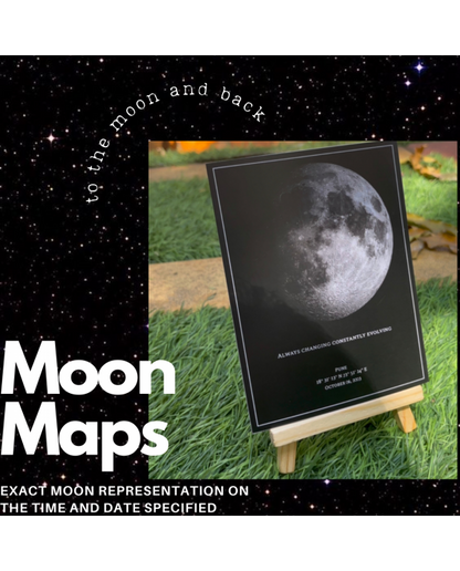 Personalised Moon Maps