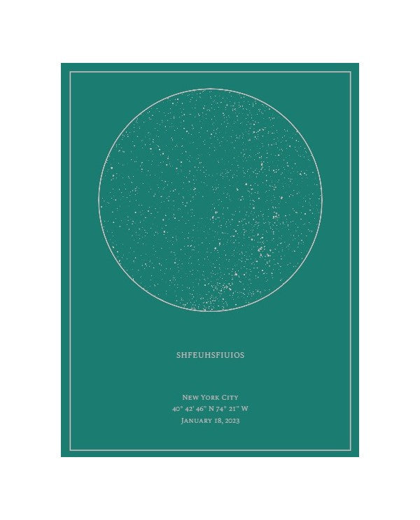 Personalised Star Maps