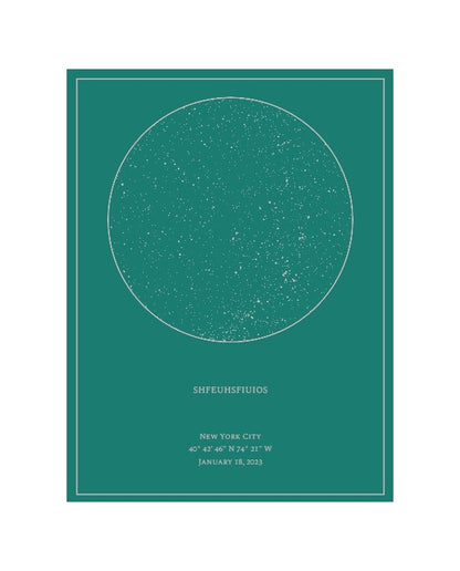 Personalised Star Maps