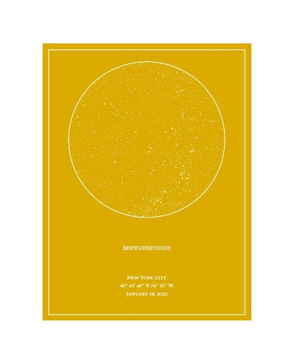 Personalised Star Maps