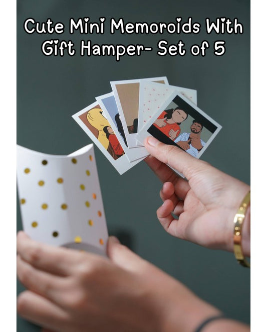 Cute Mini Memoroids With Gift Hamper- Set of 5